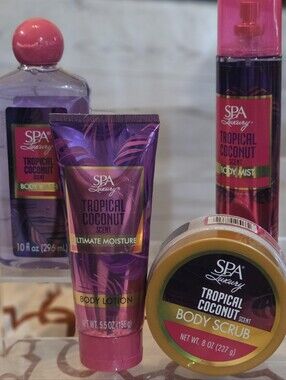 Spa Luxury Tropical Coconut Body Care Set